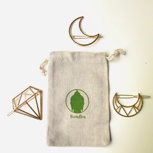 CRESCENT 🌙 Moon Hair Pin - Picture 3 of 3